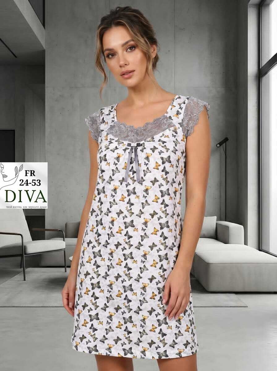 ночная сорочка трикотажная хлопок mironia,ночная сорочка женская,ночная сорочка,сорочка женская,ночная сорочка трикотажная хлопок