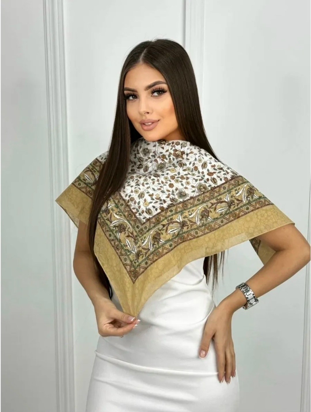 шелковый платок,платок тонкий,платок палантин,платок женский шелковый,палантин тонкий