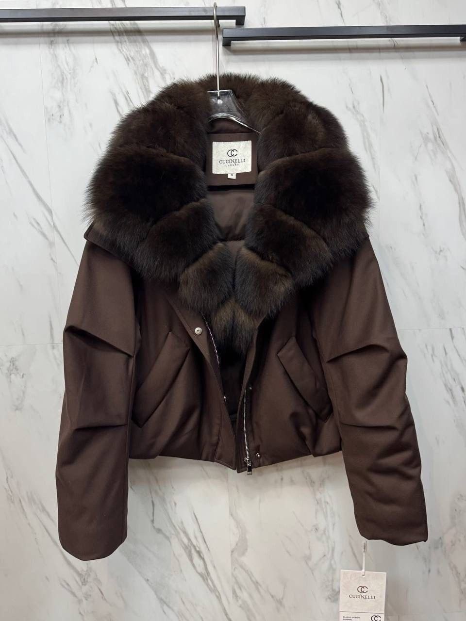 куртка - пуховик с мехом песца city furs,куртка с мехом,женский пуховик на утином пуху с большим воротником и натуральным лисьим мехом,пуховик женский с натуральным мехом,куртка женская с мехом