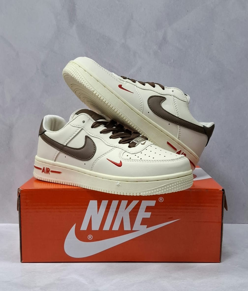 кроссовки air force 1 nike,кроссовки nike air force,nike air force 1 low premium white brown,кроссовки nike air force 1 premium white brown,кроссовки мужские женские nike air force 1 07 low