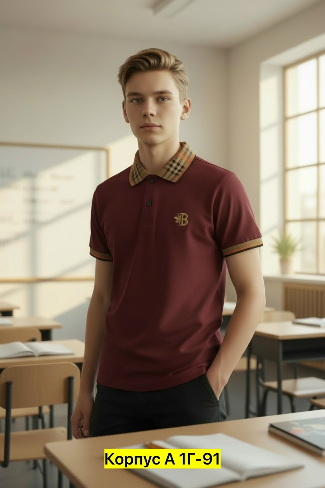 рубашка-поло burberry kids vintage check, белый,поло рубашка,burberry polo,поло с вышивкой,рубашка поло мужская