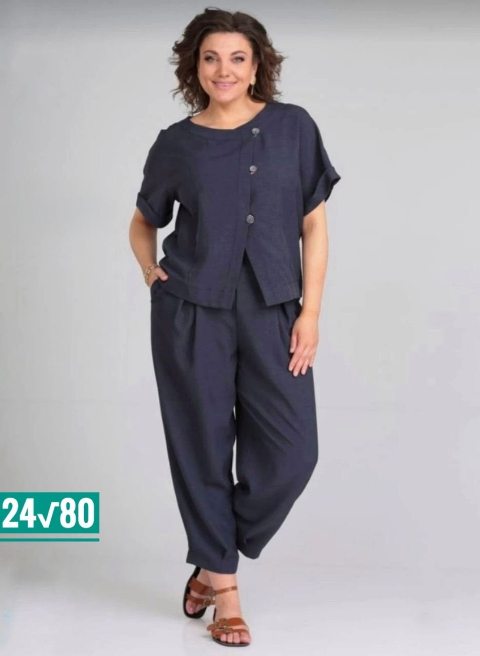 брючный костюм michel chic 1337/1 мохито,костюм michel chic арт 1337 корич,летние брючные костюмы,брючный костюм michel chic 1337 зеленый,брючный костюм michel chic 1337 зеленый двойка