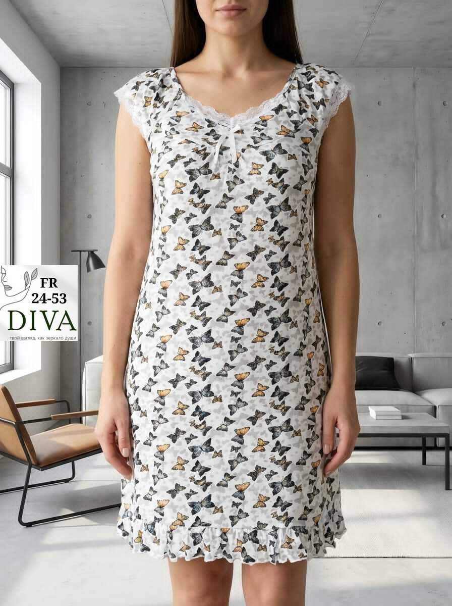 ночная сорочка трикотажная хлопок mironia,ночная сорочка женская,ночная сорочка,сорочка женская,ночная сорочка трикотажная хлопок