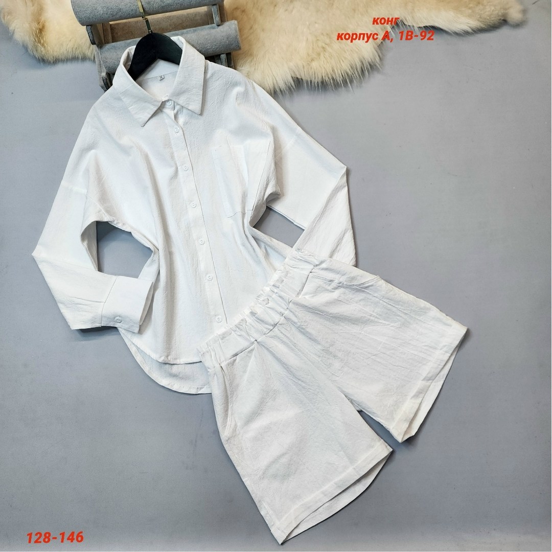 костюм белый,стильные костюмы,рубашка для девочек,костюм женский,костюм с шортам