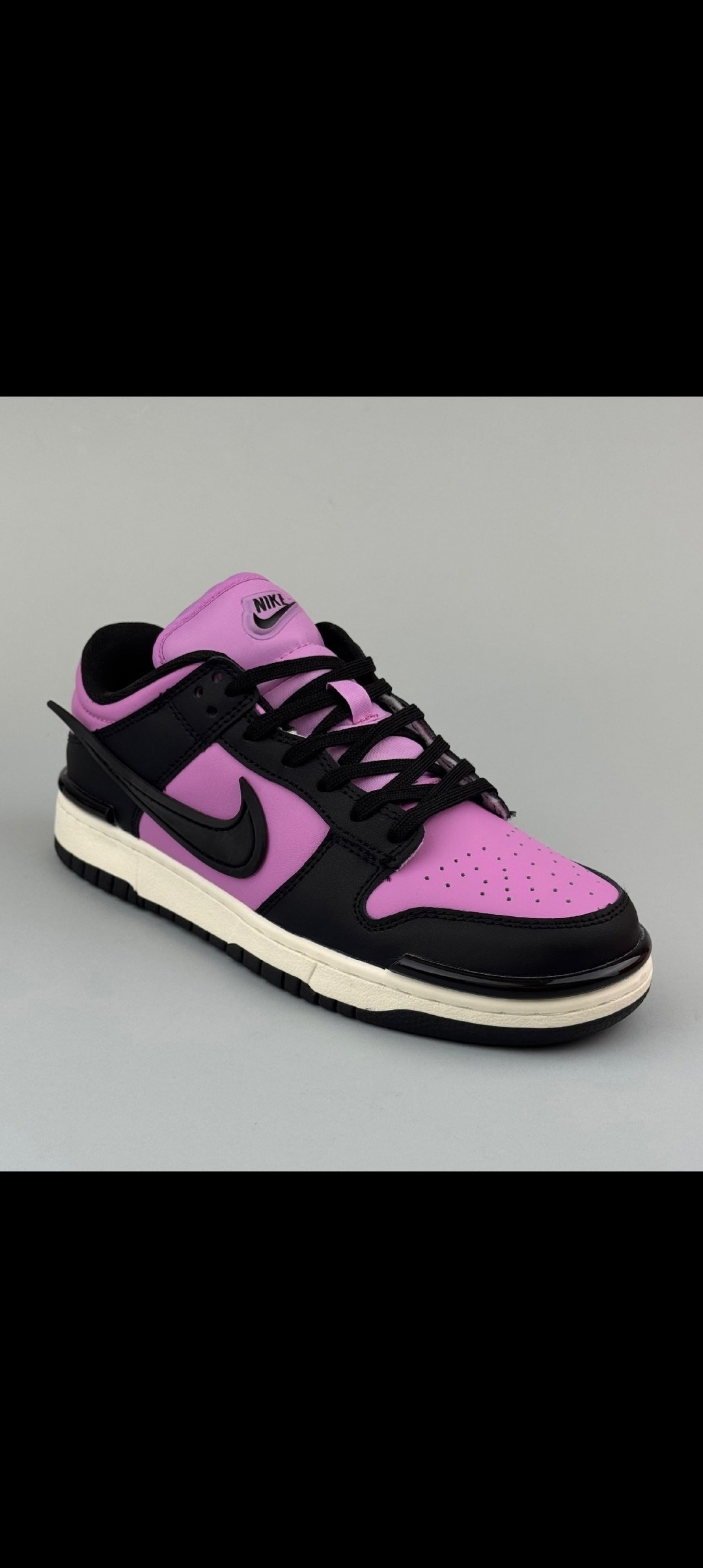 женские кроссовки nike dunk low,кроссовки для скейтбординга dunk унисекс с низким верхом черный/розовый nike,кастомизированные кроссовки nike dunk skateboard women's черный/розовый,кроссовки nike wmns