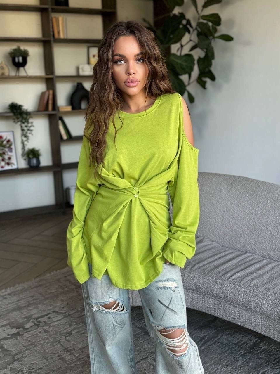 женская кофта,лонгслив зеленый,лонгслив женский кофта,повседневная кофта,кофт