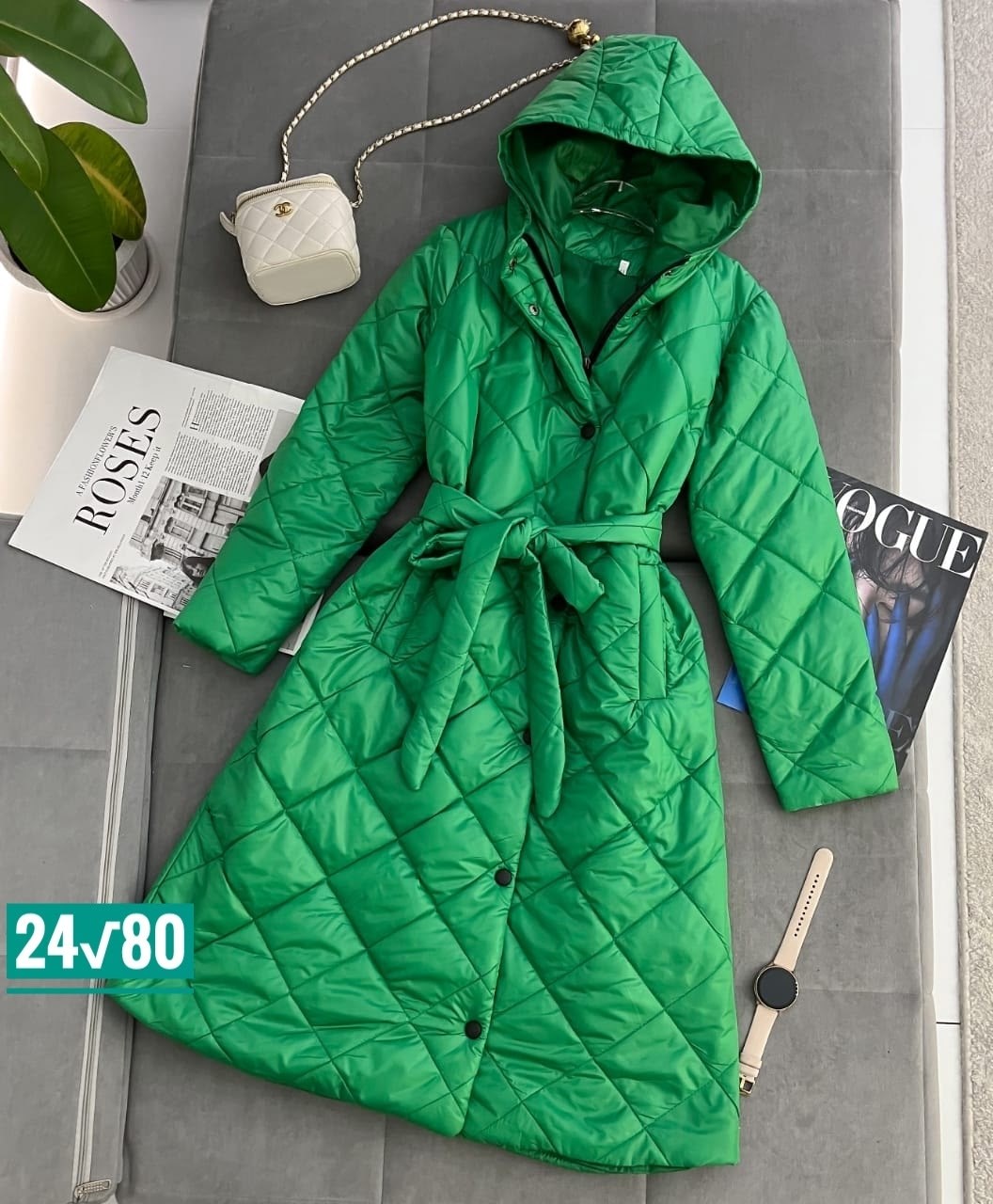 куртка демисезонная стеганое пальто,пальто на синтепоне,стеганое пальто женское зеленое,пальто моника стеганая плащевка,пальто стеганое женское