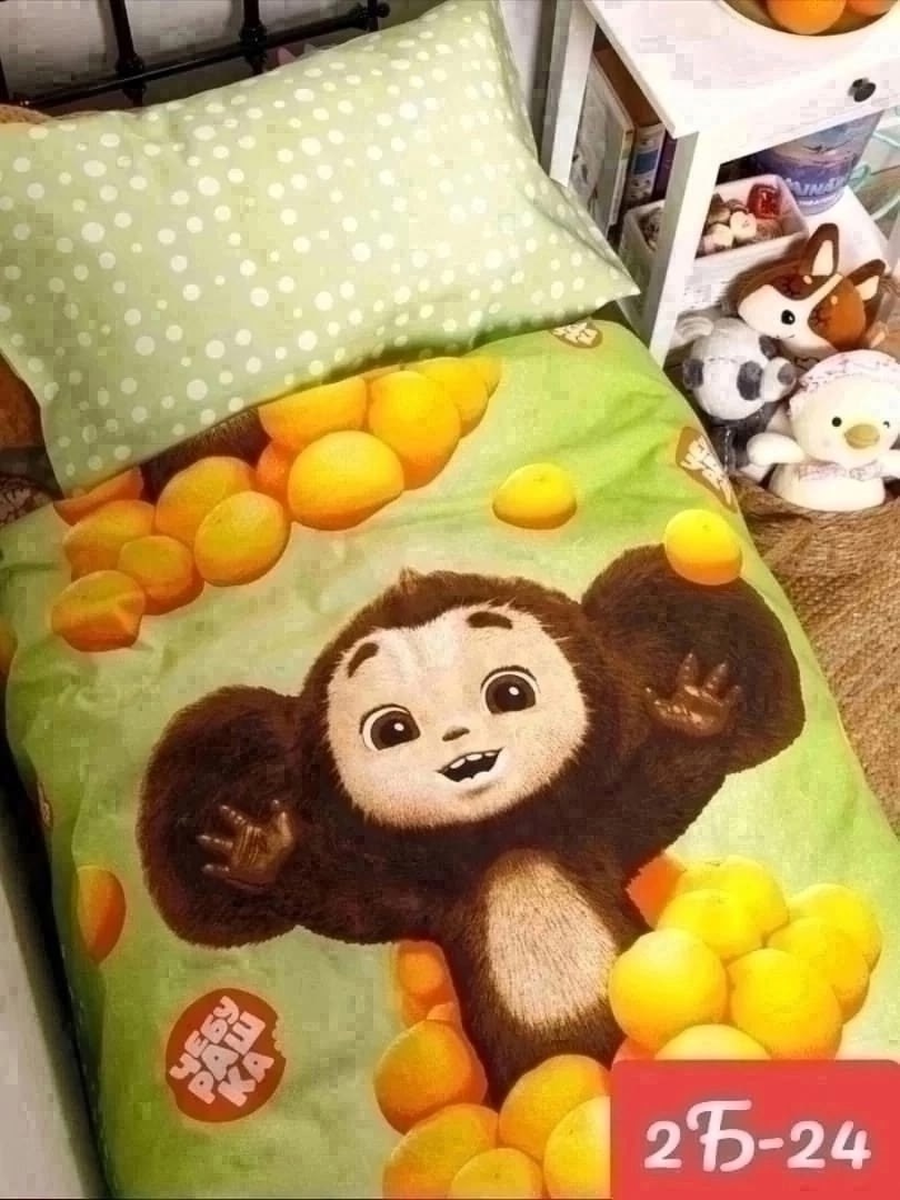 комплект постельного белья ночь нежна чебурашка,постельное белье ночь нежна чебурашка,постельное белье с чебурашкой,постельное белье 1 5 спальное детское ночь нежна,детское постельное белье 1 5 спальн