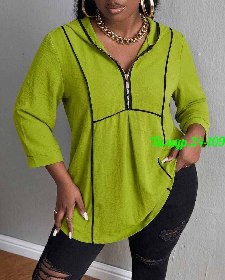 кофта женская,толстовка женская,туника женская,повседневная кофта, больших размеров