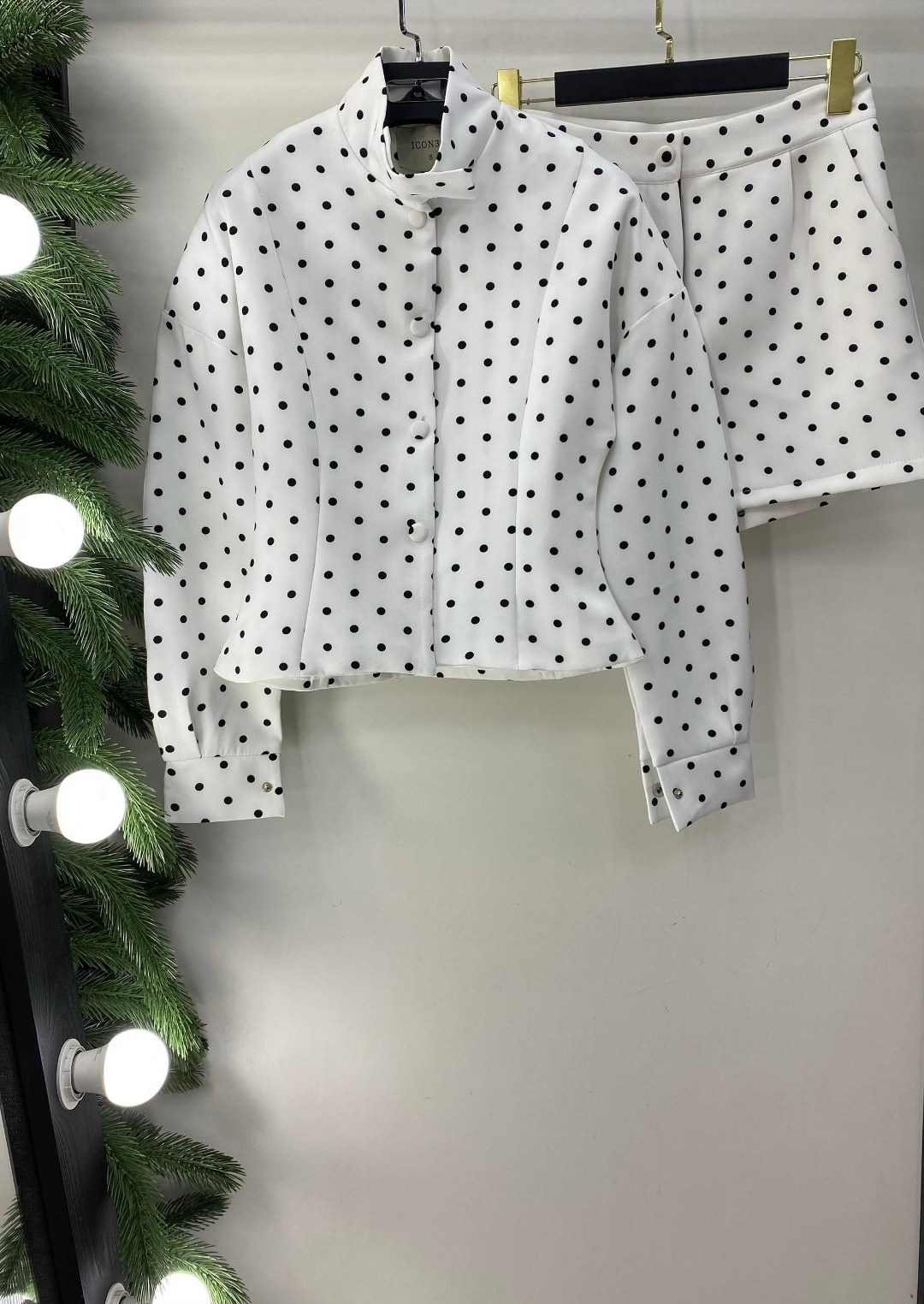 женская мода,наряд,модное платье,комбинезон в горошек