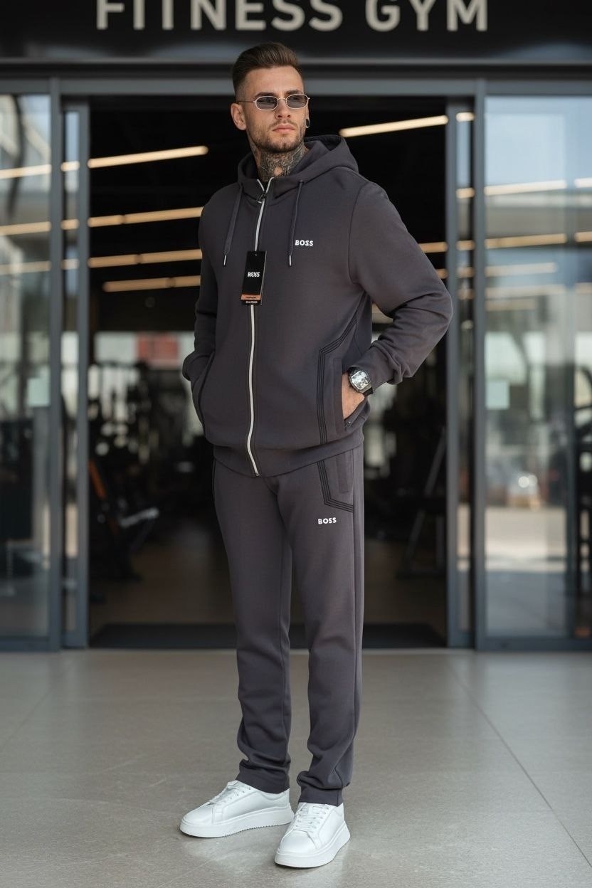 спортивный костюм boss,спортивный костюм мужской,спортивный костюм,мужской спортивный костюм на флисе,спортивный костюм с капюшоном утепленный kiemchic