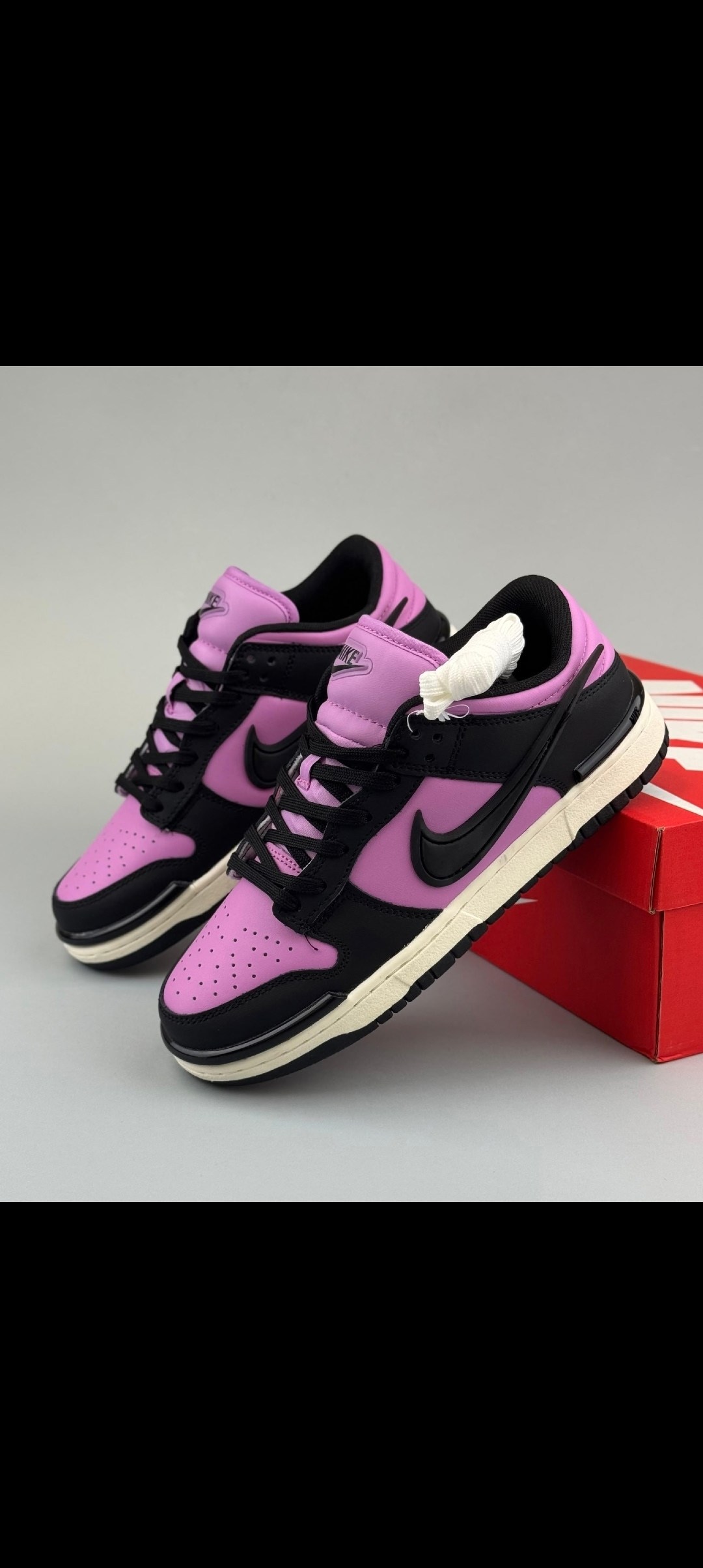 женские кроссовки nike dunk low,кроссовки для скейтбординга dunk унисекс с низким верхом черный/розовый nike,кастомизированные кроссовки nike dunk skateboard women's черный/розовый,кроссовки nike wmns