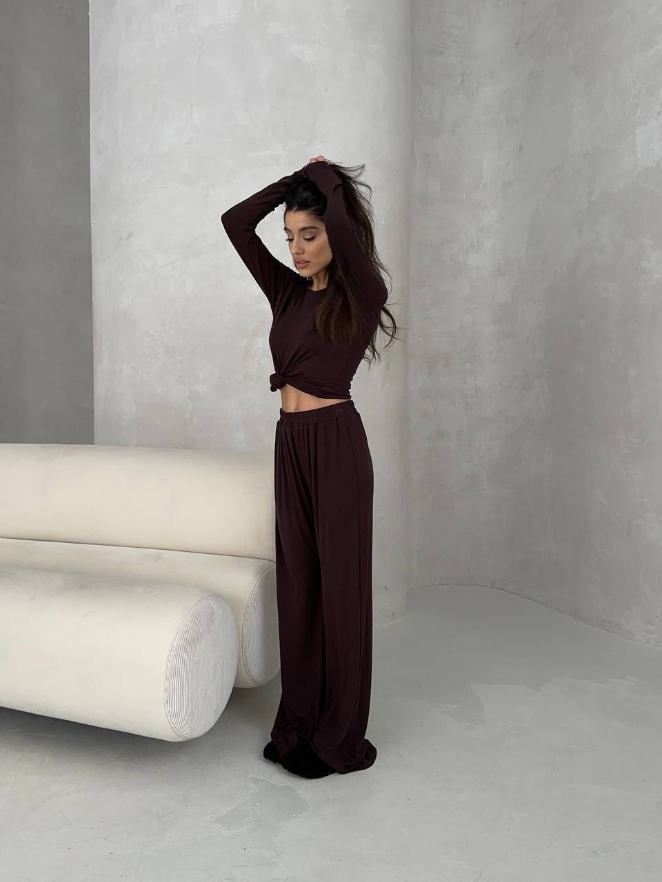 костюм двойка трикотаж,костюм двойка трикотаж арт.4393468,женский костюм,костюм двойка женская,костюм клубок