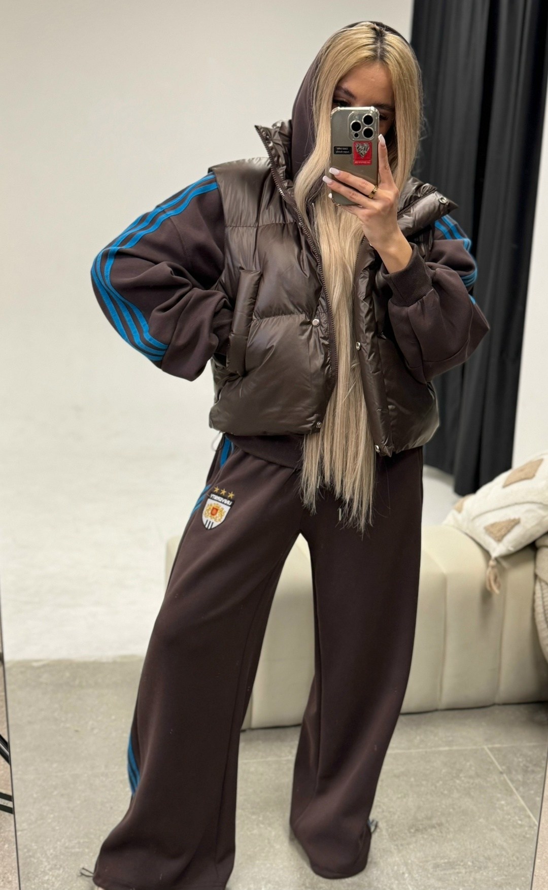 костюм женский,зимний костюм,жилет двусторонний,костюм мягкий,жилетка женская