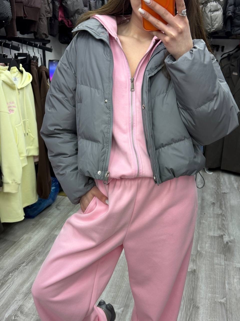 демисезонная куртка,куртка женская серая,женская куртка,куртка,куртка оверсайз