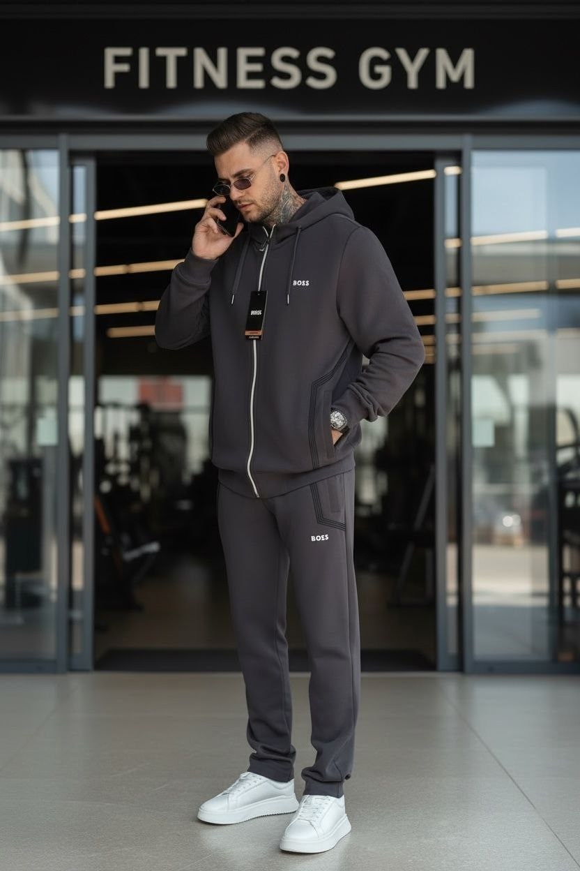 спортивный костюм boss,спортивный костюм мужской,спортивный костюм,мужской спортивный костюм на флисе,спортивный костюм с капюшоном утепленный kiemchic