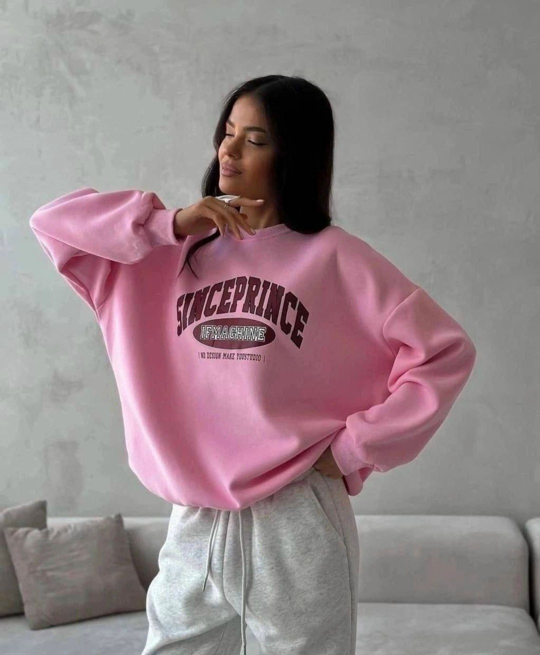 брюки широкие джоггеры спортивные оверсайз v.loure 61677861,штаны спортивные джоггеры с начесом y2k,спортивный костюм,костюм двойка свитшот джоггеры,брюки широкие джоггеры спортивные оверсайз v.loure