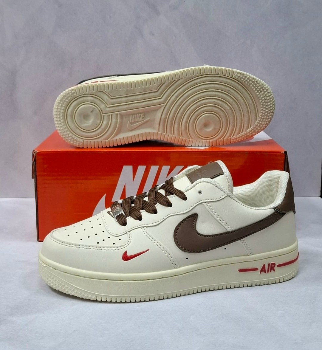 кроссовки air force 1 nike,кроссовки nike air force,nike air force 1 low premium white brown,кроссовки nike air force 1 premium white brown,кроссовки мужские женские nike air force 1 07 low