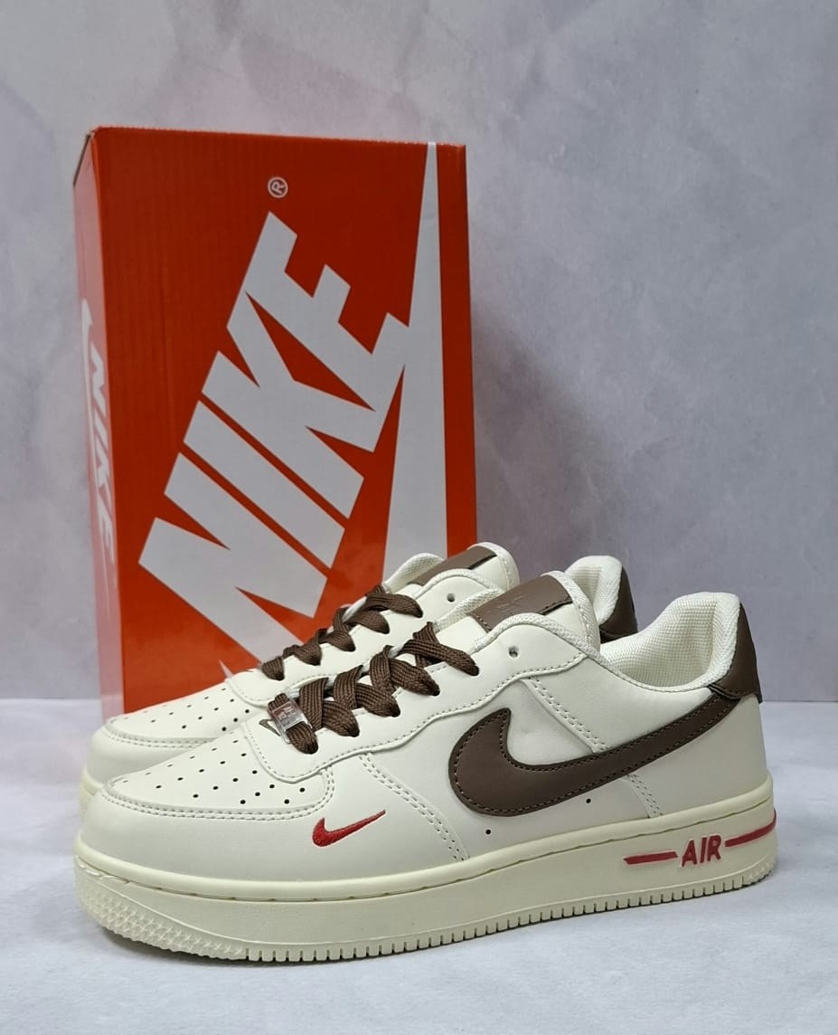 кроссовки air force 1 nike,кроссовки nike air force,nike air force 1 low premium white brown,кроссовки nike air force 1 premium white brown,кроссовки мужские женские nike air force 1 07 low