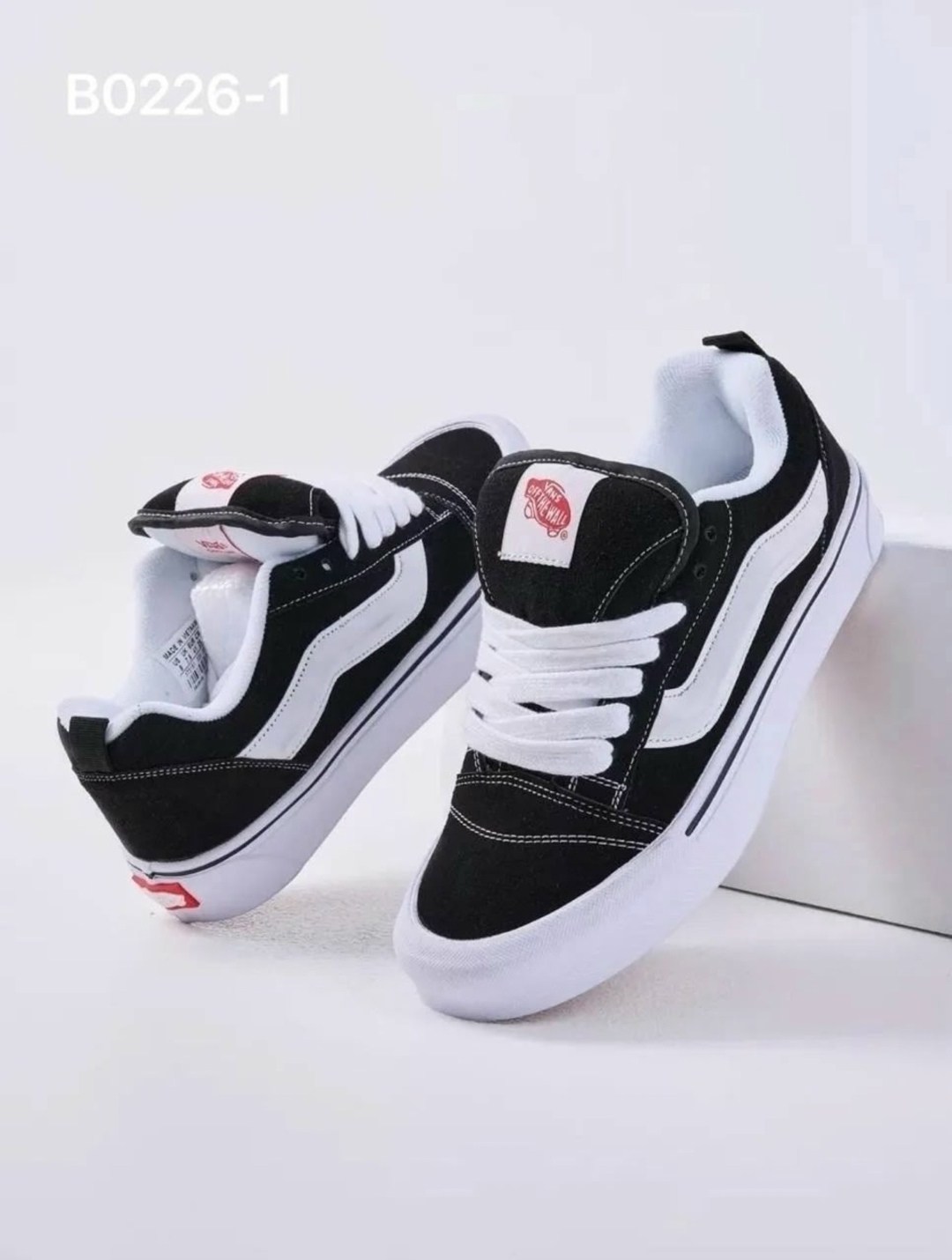 кеды vans knu skool,,кроссовки vans knu skool,кроссовки кеды vans knu school вансы дутые черные,кроссовки ванс