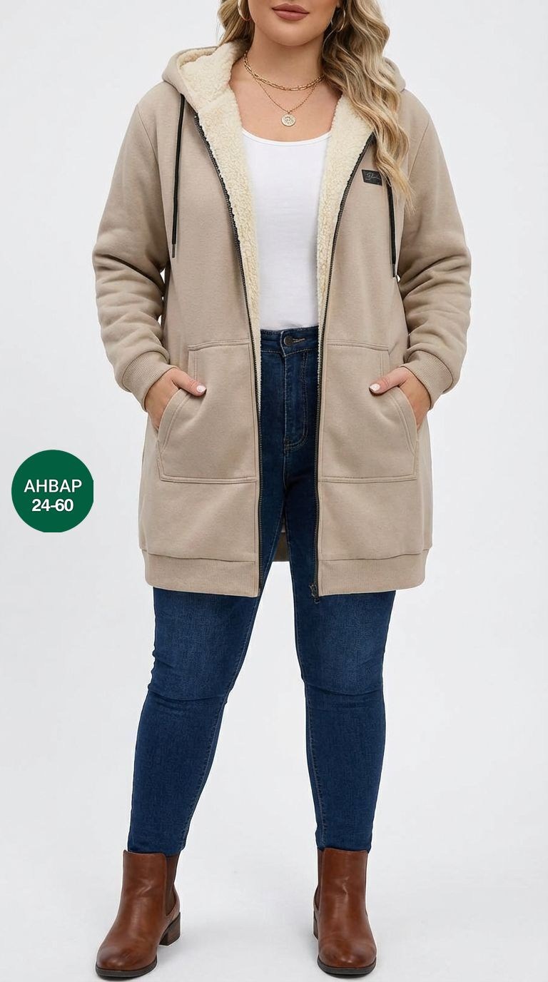 толстовка теплая на молнии с капюшоном binita,толстовка женская,толстовка сиреневый,толстовки фиолетовый,флисовая толстовка