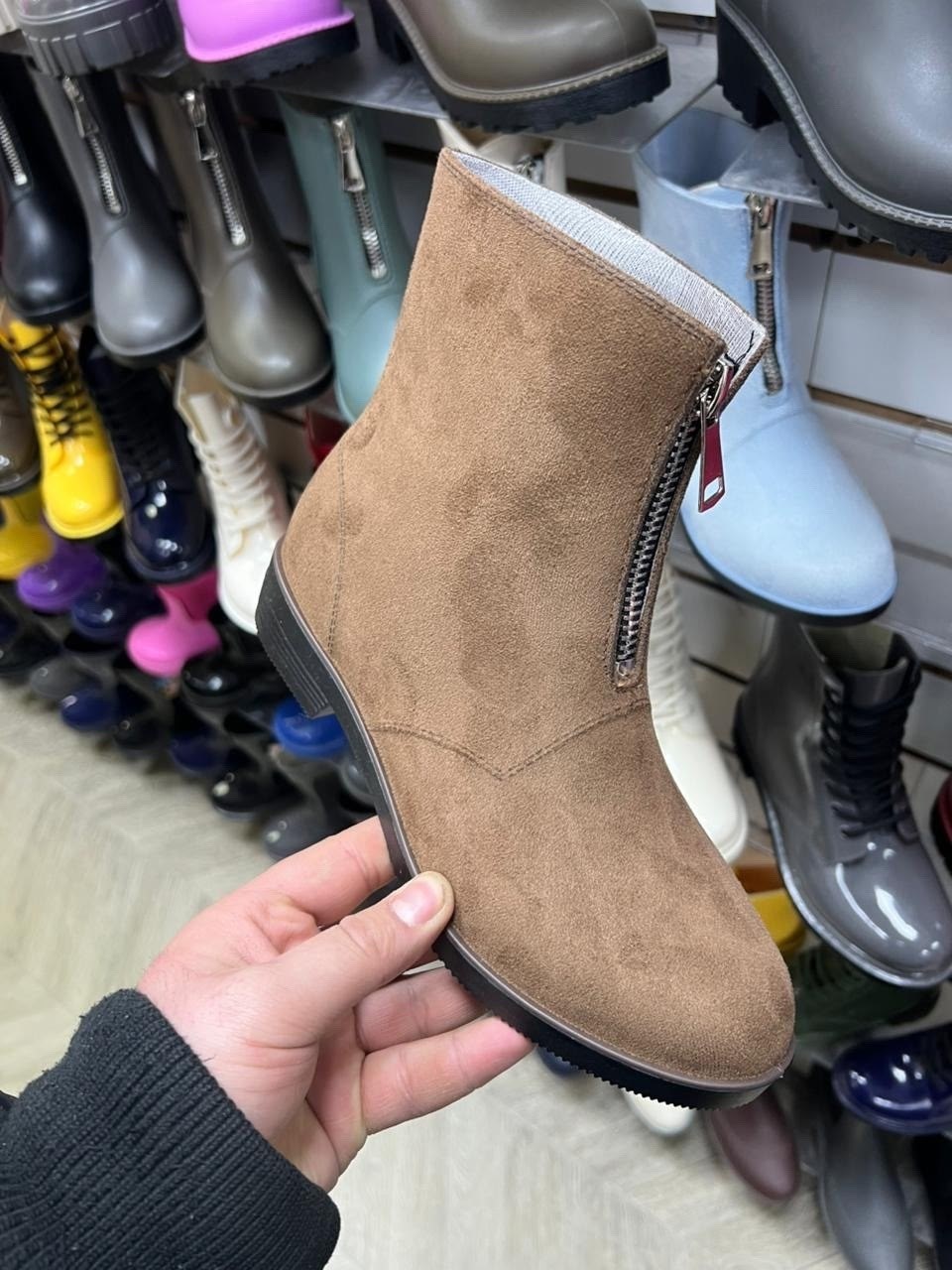 ,резиновые сапоги под замшу женские,женские резиновые сапоги,резиновые сапоги,короткие сапоги