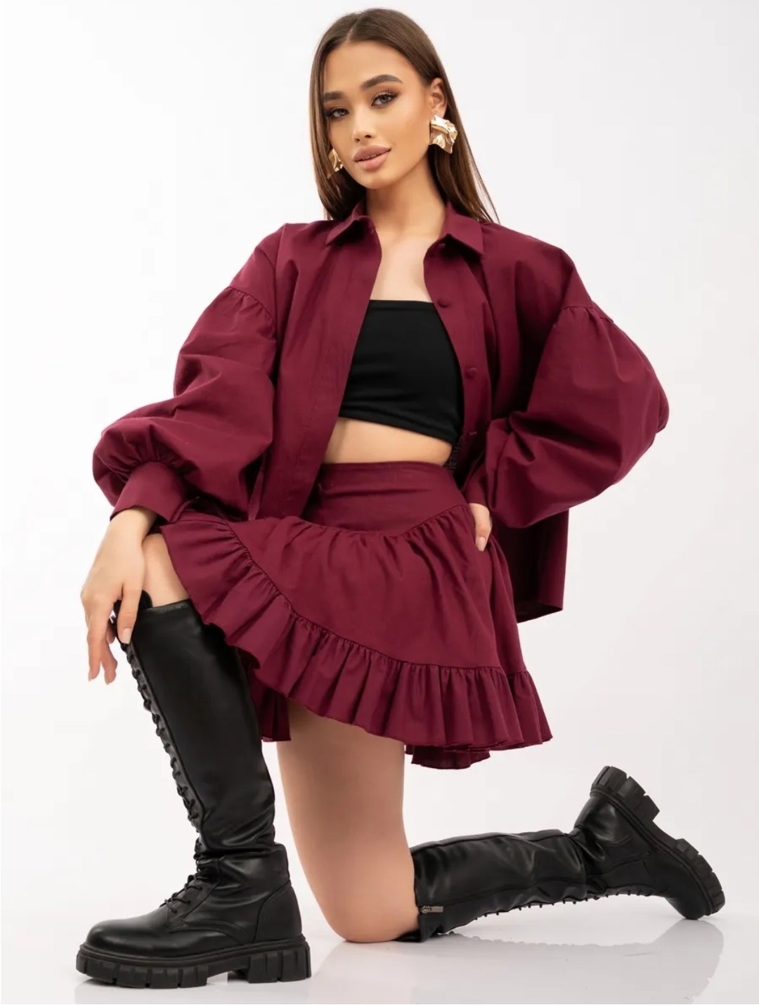 костюм юбка рубашка,костюм с юбкой,костюм женский с юбкой,женский костюм,костюм рубашка и юбка in-a896t570