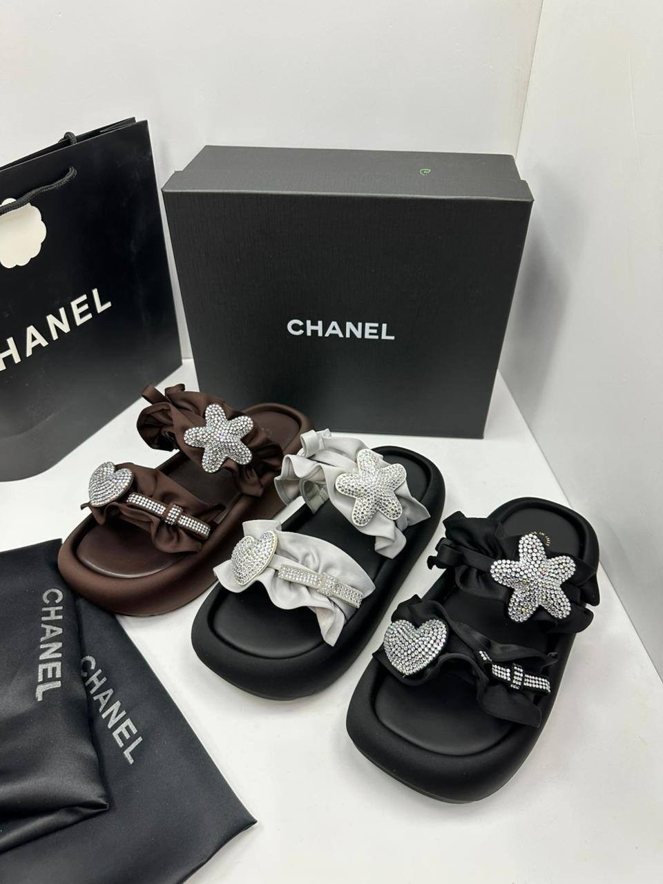 шлепанцы chanel,сандалии chanel,босоножки chanel,,шлепки шанель женские
