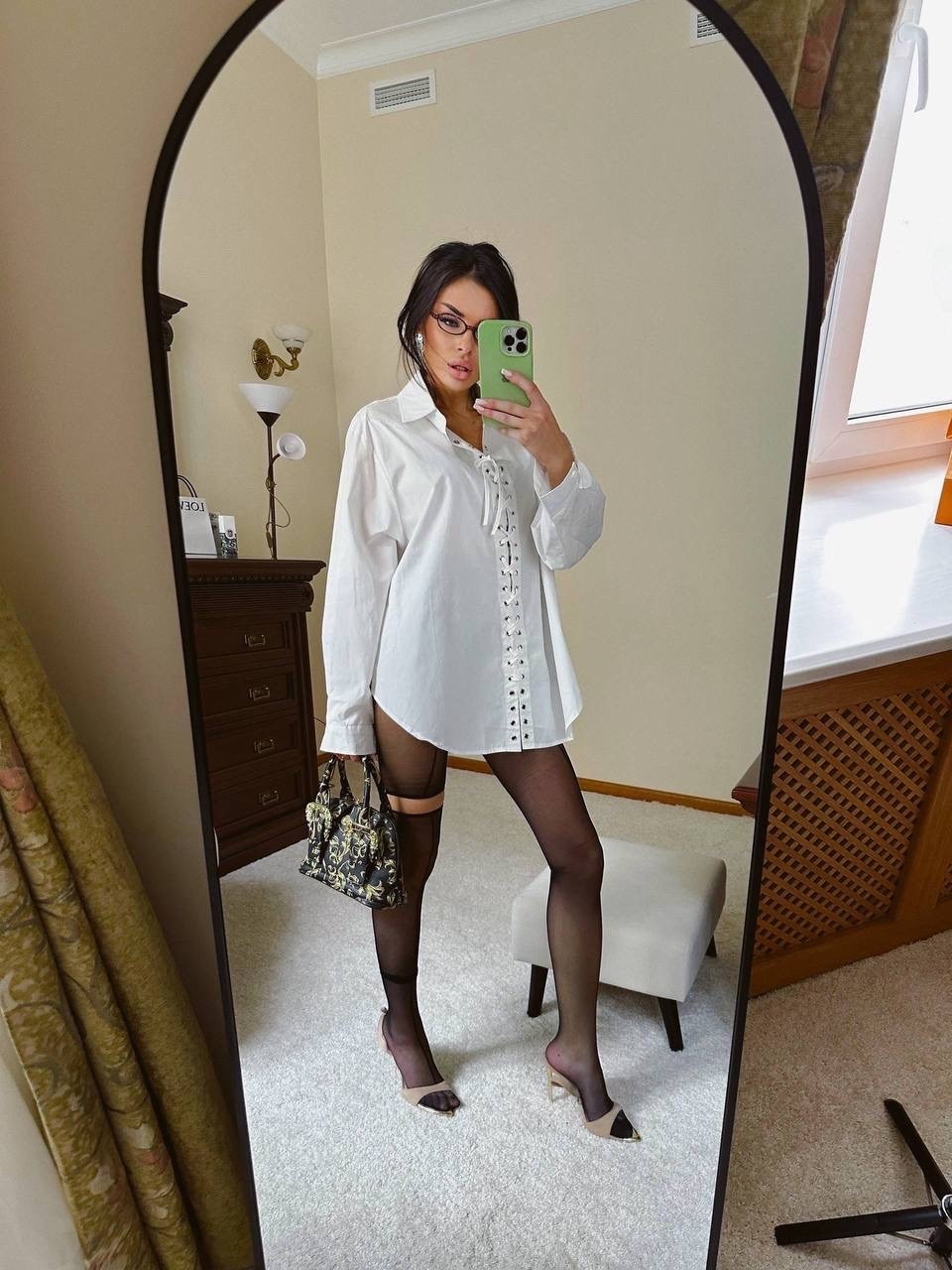 рубашка женская,стильная рубашка,портупея женская на рубашку,красивая рубашка,длинная рубашка