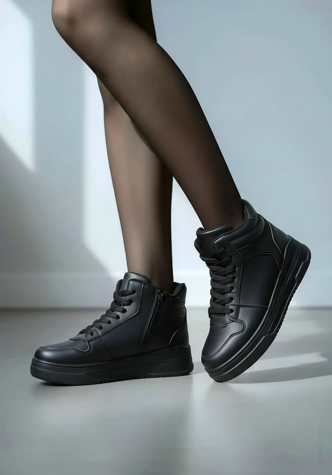 ,кроссовки женские зимние,черные кроссовки,кроссовки женские,кроссовки черные высокие