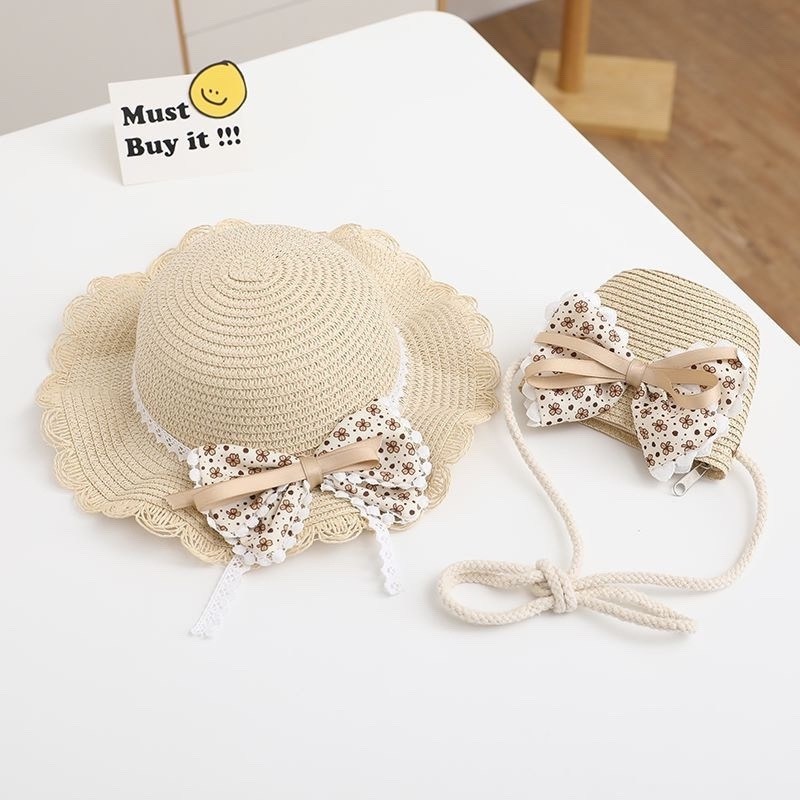 детская соломенная шляпа с сумочкой,соломенная шляпа с сумочкой,корейская соломенная шляпа,детская соломенная шляпа с сумкой,детские шляпки для девочек