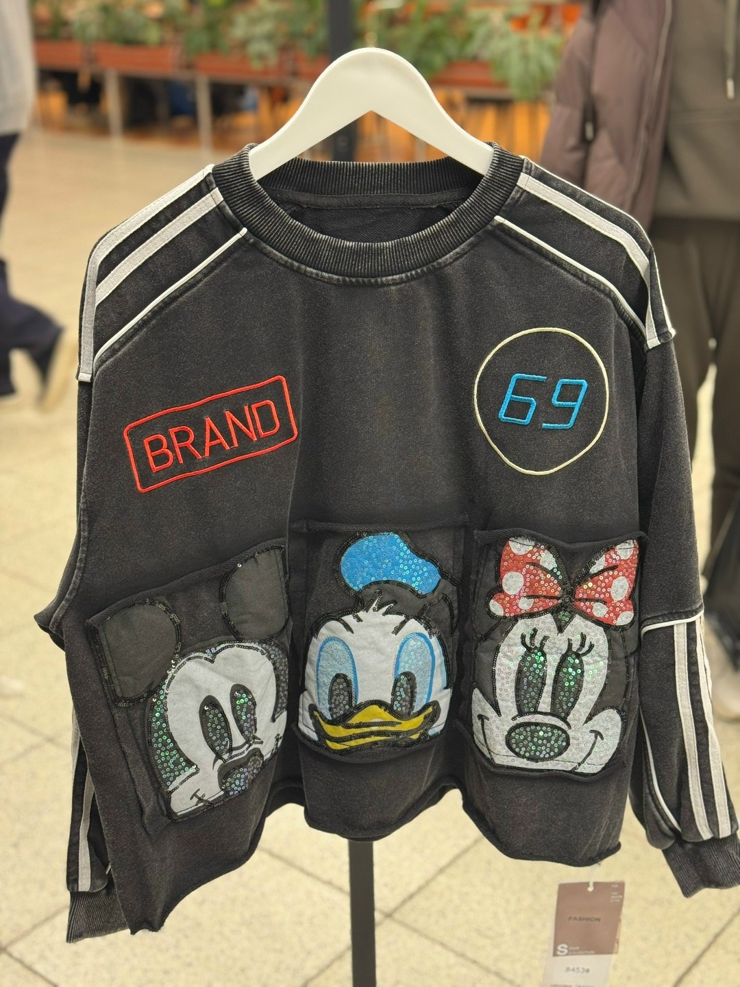 свитшот женская,свитшот оверсайз с принтом "микки маус",свитшот для девочек,свитшот,свитшот для девушек