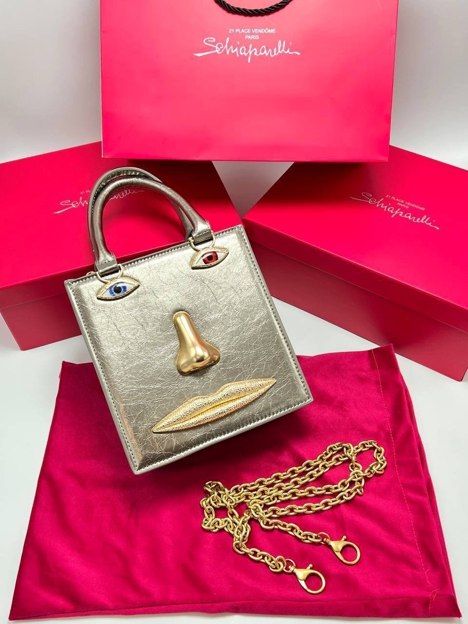 сумка schiaparelli,сумка-тоут schiaparelli,женская сумка schiaparelli,сумка женская shiaparelli & salvador dali,брендовая женская сумка