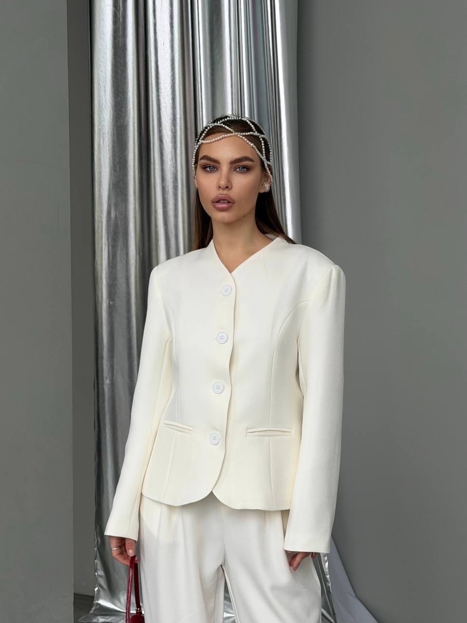 жакет helen birch j017 молочный,костюм брючный 1993 белый dilanavip,белый брючный костюм,брючный костюм,брючный костюм pirs 5026 белый