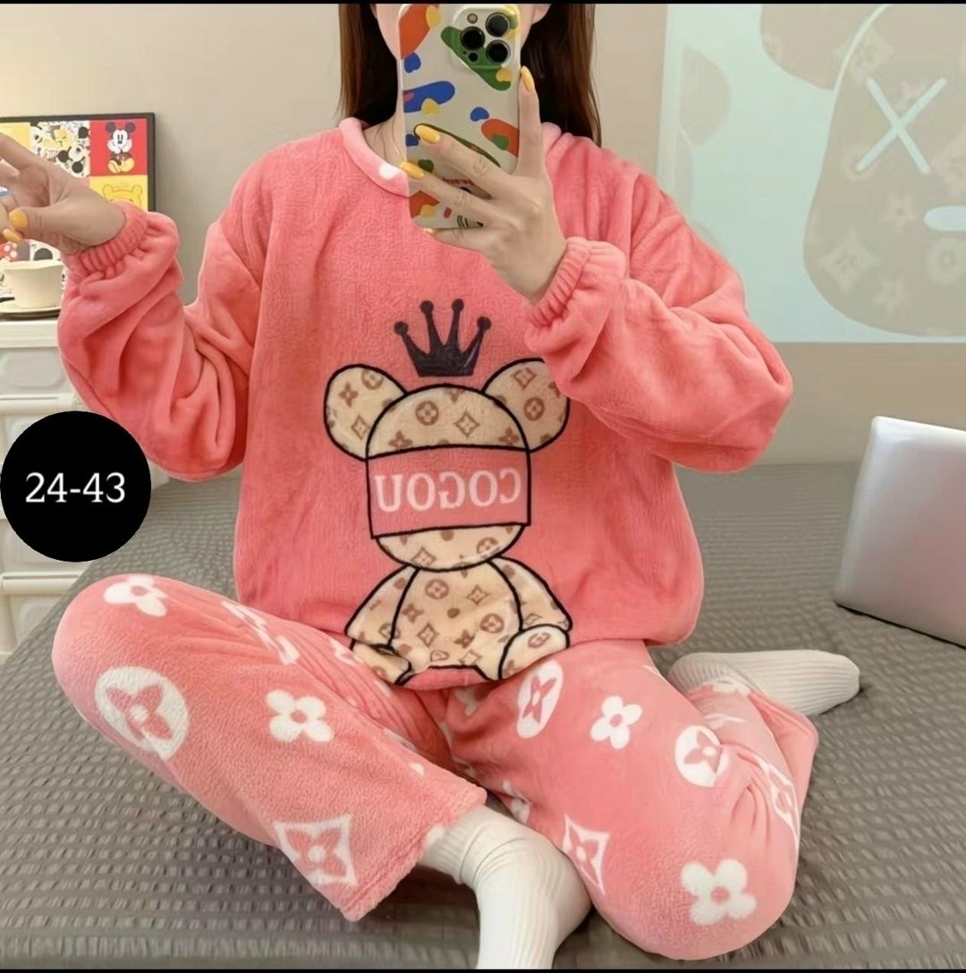 теплая пижама женская,пижама женская со штанами теплая домашняя плюшевая,мягкая теплая пижама,махровая пижама,пижама со штанами теплая домашняя плюшевая