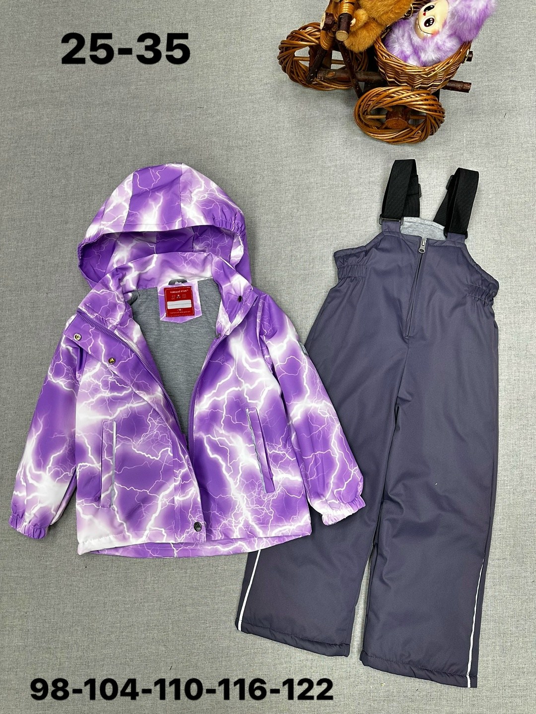 демисезонная одежда,комплект верхней одежды nikastyle размер 122,комплект демисезонный,комплект верхней одежды,зимний костюм для девочек