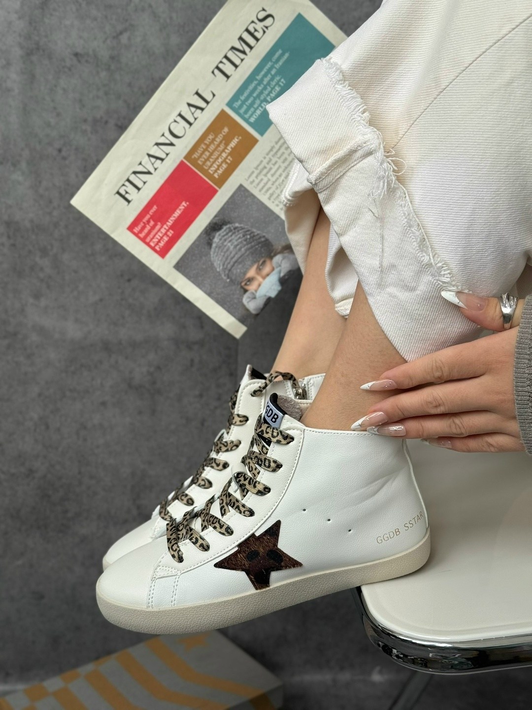 ,golden goose sneakers,golden goose высокие кеды с логотипом,кроссовки golden goose,кеды женские golden goose