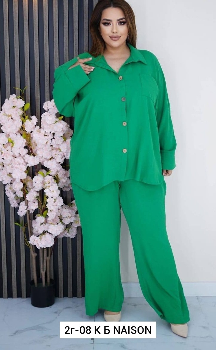 костюм брючный летний,брючной костюм с рубашкой,женский костюм,женские брючные костюмы,костюм зеленый
