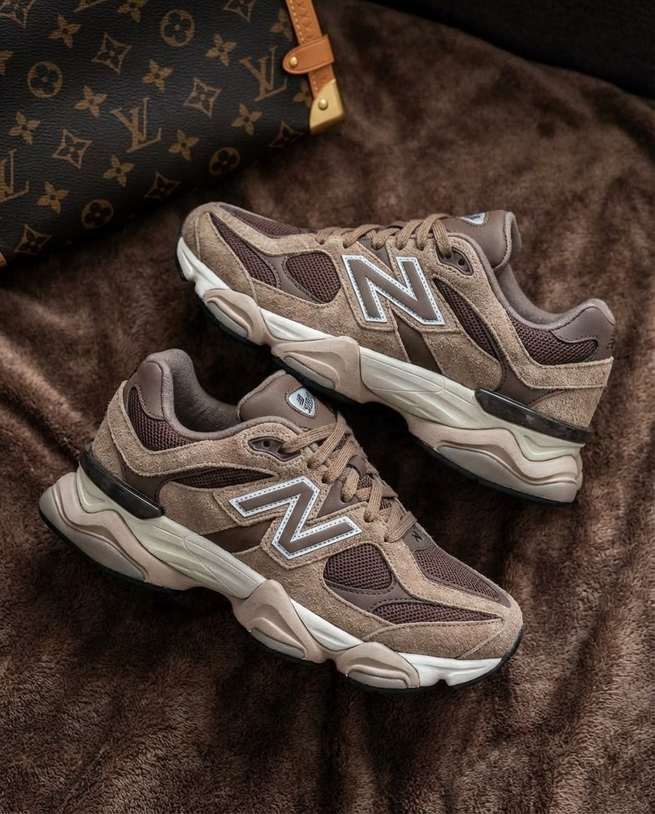 кроссовки new balance 9060,кроссовки new balance 9060 'mushroom' коричневый,кроссовки new balance,кроссовки спортивные new balance 9060 new ballance цвет коричневый,new balance 9060 "mushroom brown" s
