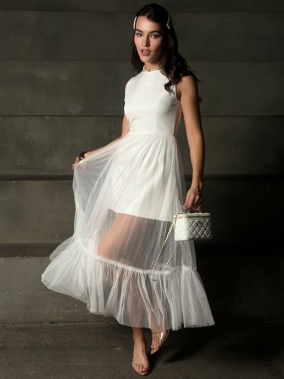 черное платье с фатином,платье с сеткой,платье из фатина,платье на выпускной,вечернее платье с фатином