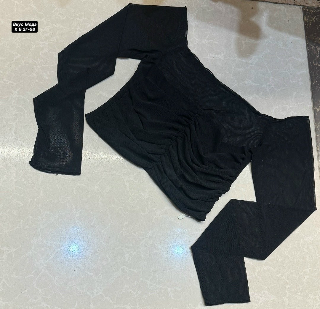 топик сетка,кроп топ,,лонгслив с открытыми плечами сетка с драпировкой прозрачный