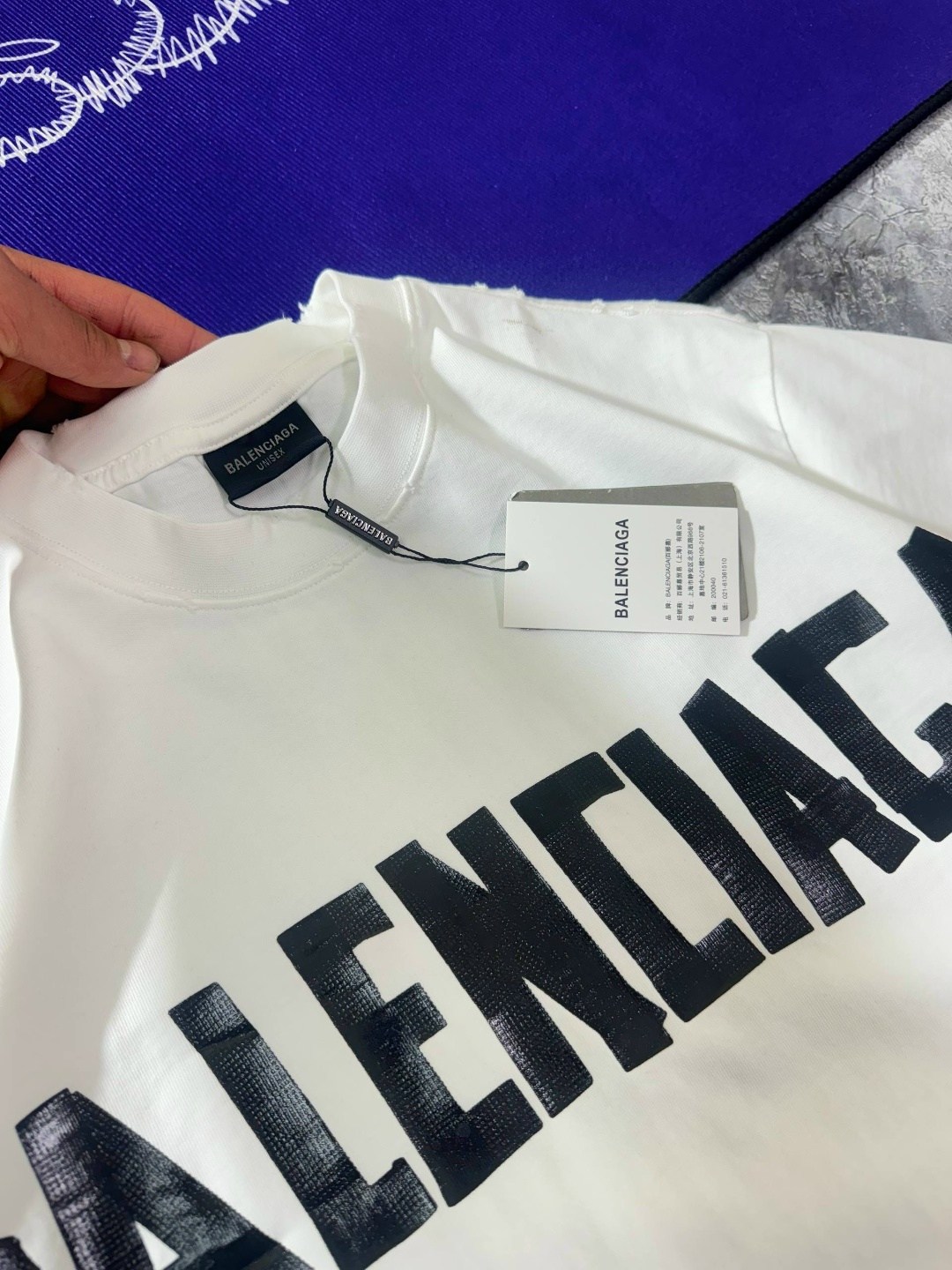 футболка balenciaga,футболки для мужчин,баленсиага кристобаль,футболки мужские