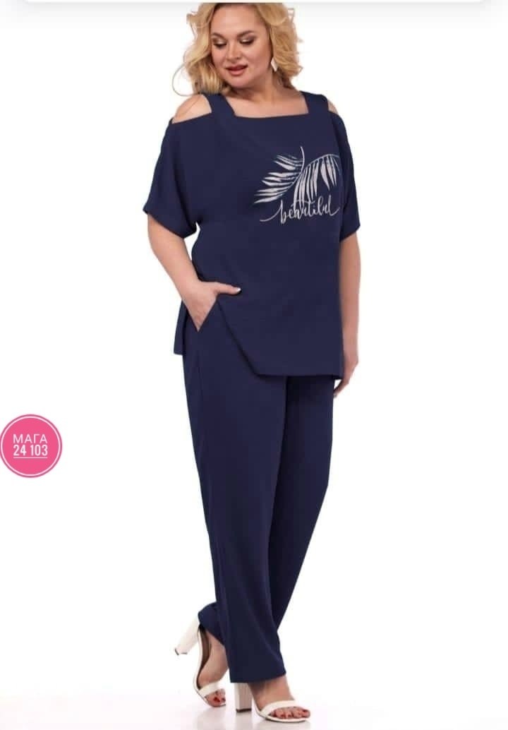 летний брючный костюм,брючный костюм к8499,костюм двойка женский летний брючный,женские костюмы больших размеров,костюм трикотаж