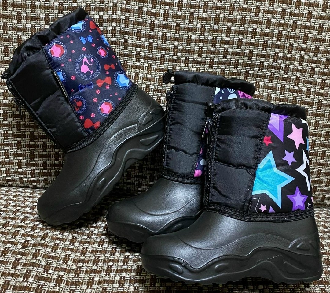 сапоги детские,сапожки,дарина сапоги детские зимние на липучке,сноубутсы для девочек,дутики детские