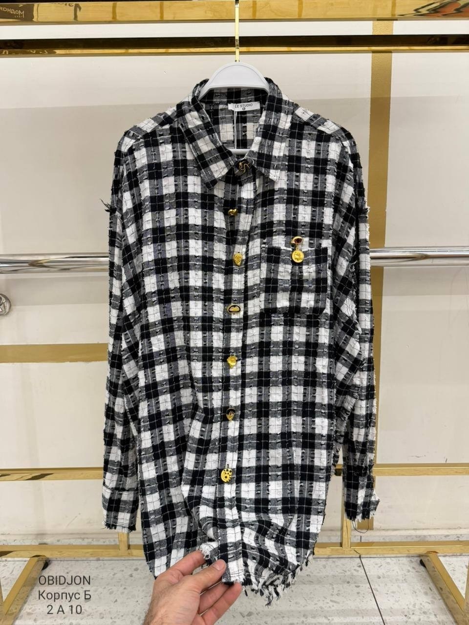 рубашка женская в клетку,рубашка в клетку,рубашка свободного кроя в клетку,рубашка женская,рубашка в клетку 0164 коричневый