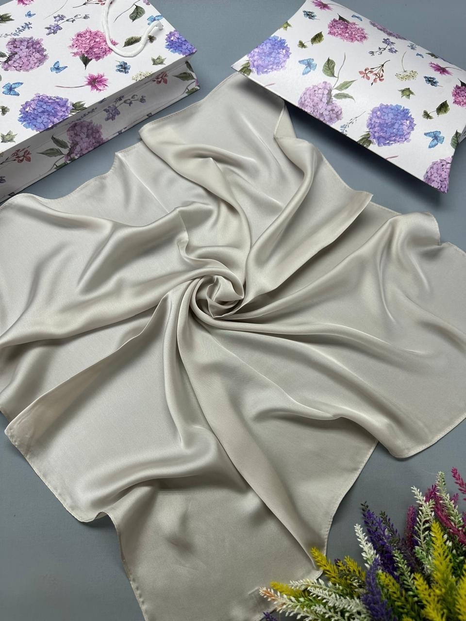 платки шелк,платок шелковый однотонный,платок шелковый,шелковый платок 100х100,однотонный женский платок