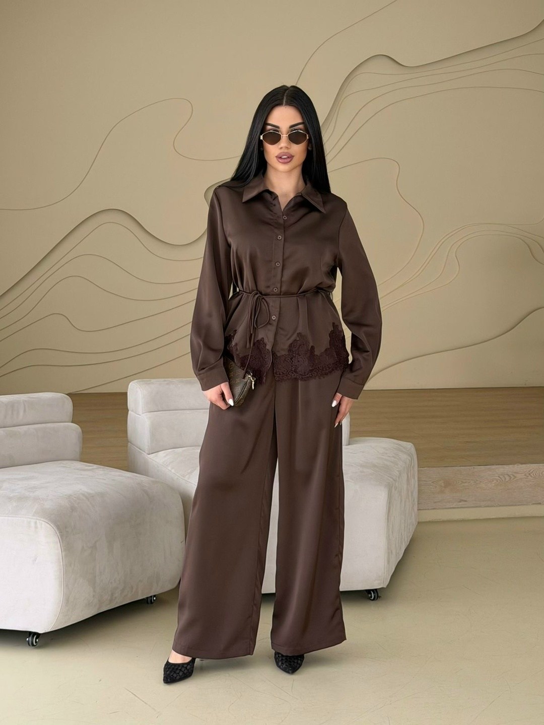 шелковый брючный костюм,брючный костюм,брючный атласный костюм,шелковый костюм,атласный костюм