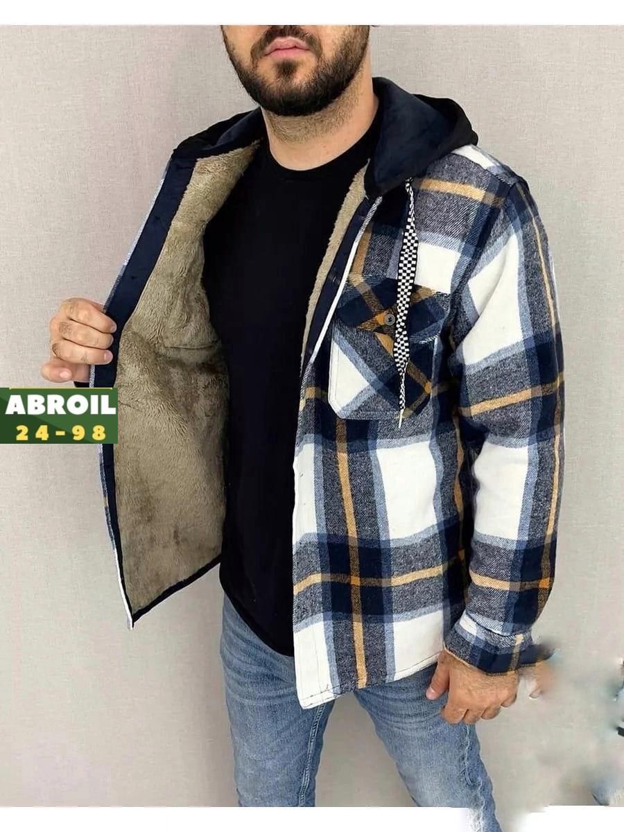 рубашка мужская с капюшоном,рубашка с капюшоном,рубашка на меху с капюшоном,куртка рубашка на меху мужская,рубашка теплая на флисе