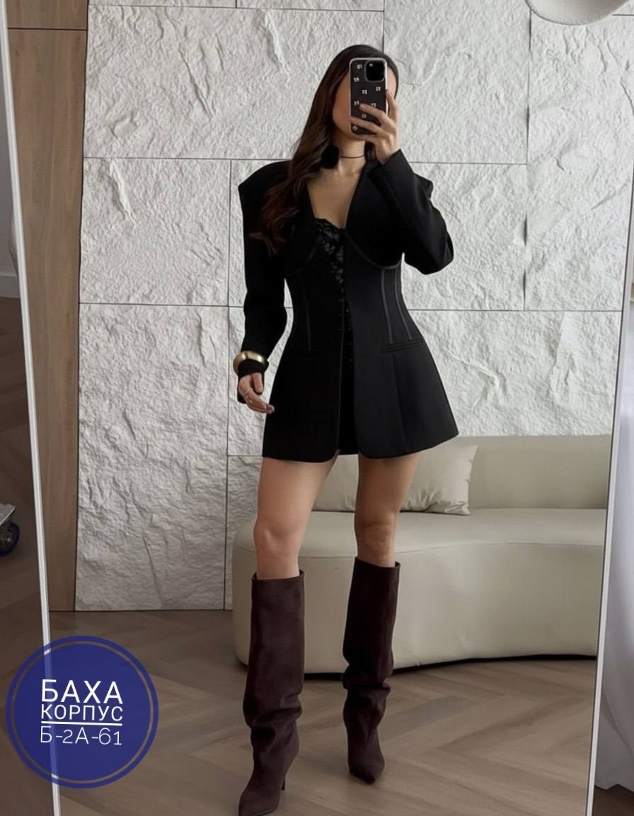 мода и стиль,стильные наряды,пиджак удлиненный, приталенный с баской miaty 344753769,стильное пальто