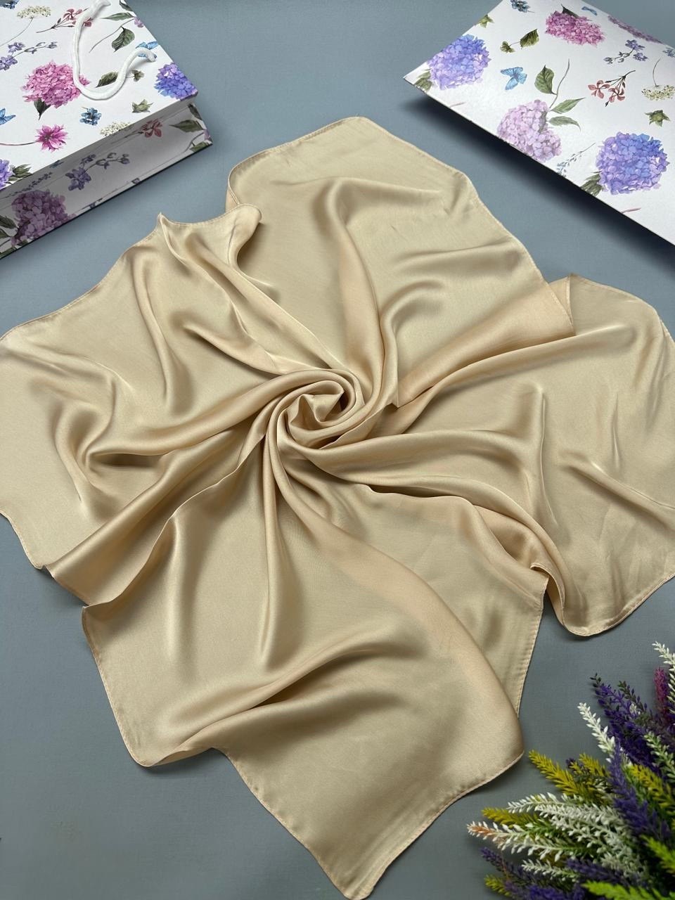 платки шелк,платок шелковый однотонный,платок шелковый,шелковый платок 100х100,однотонный женский платок